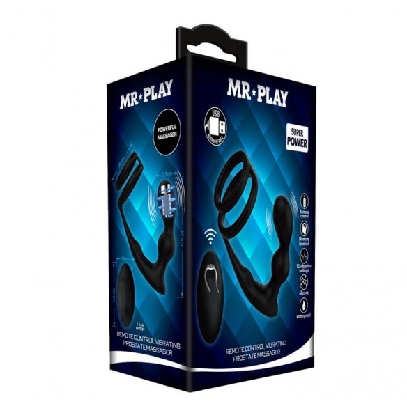 MR PLAY - Marshal Anal Plug Prostate Massager (Wireless Remote - Chargeable) MR PLAY - Marshal Anal Plug Prostate Massager (Wireless Remote - Chargeable)
